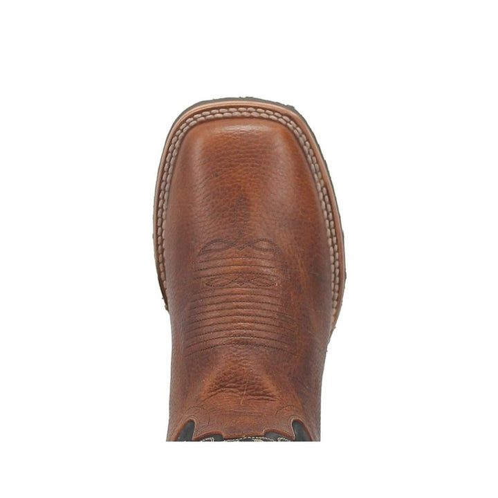 Dan Post Western Boots Mens Boldon Leather Square Toe Cognac DP4906 Image 4