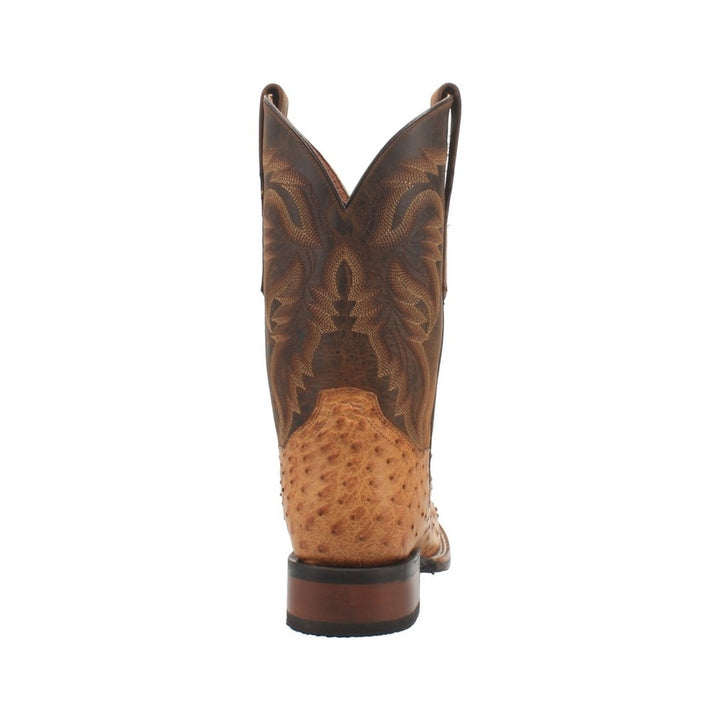 Dan Post Western Boots Mens Kershaw Full Quill Ostrich Saddle DP4951 Image 6