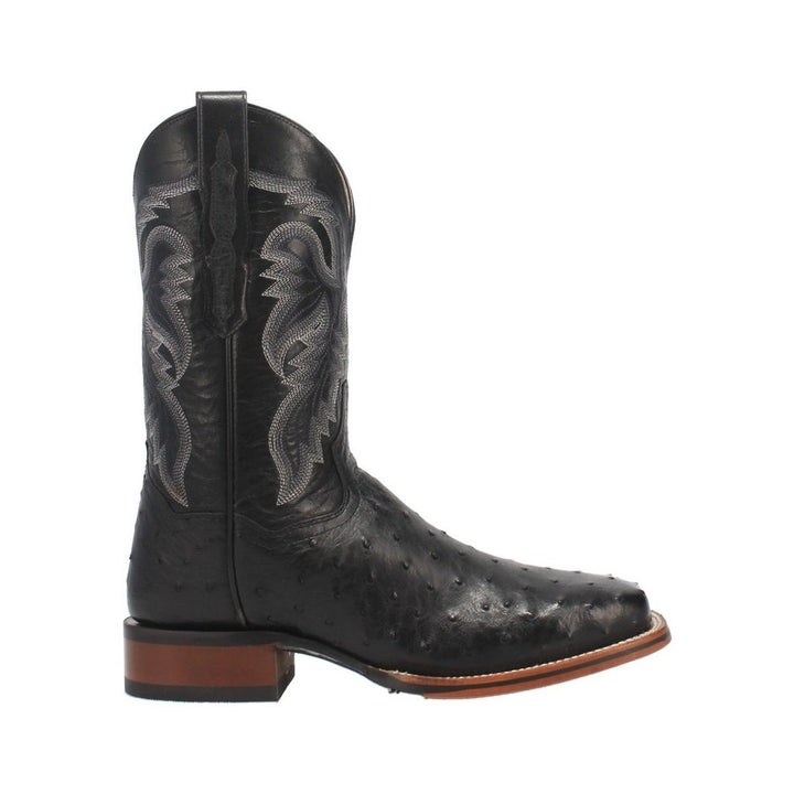 Dan Post Western Boots Mens 11" Alamosa Ostrich Black DP4873 Image 3