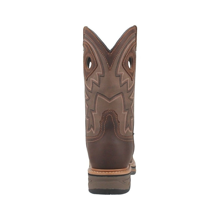 Dan Post Western Boots Mens 11" Pull On Square Toe Tan DP59456 Image 4