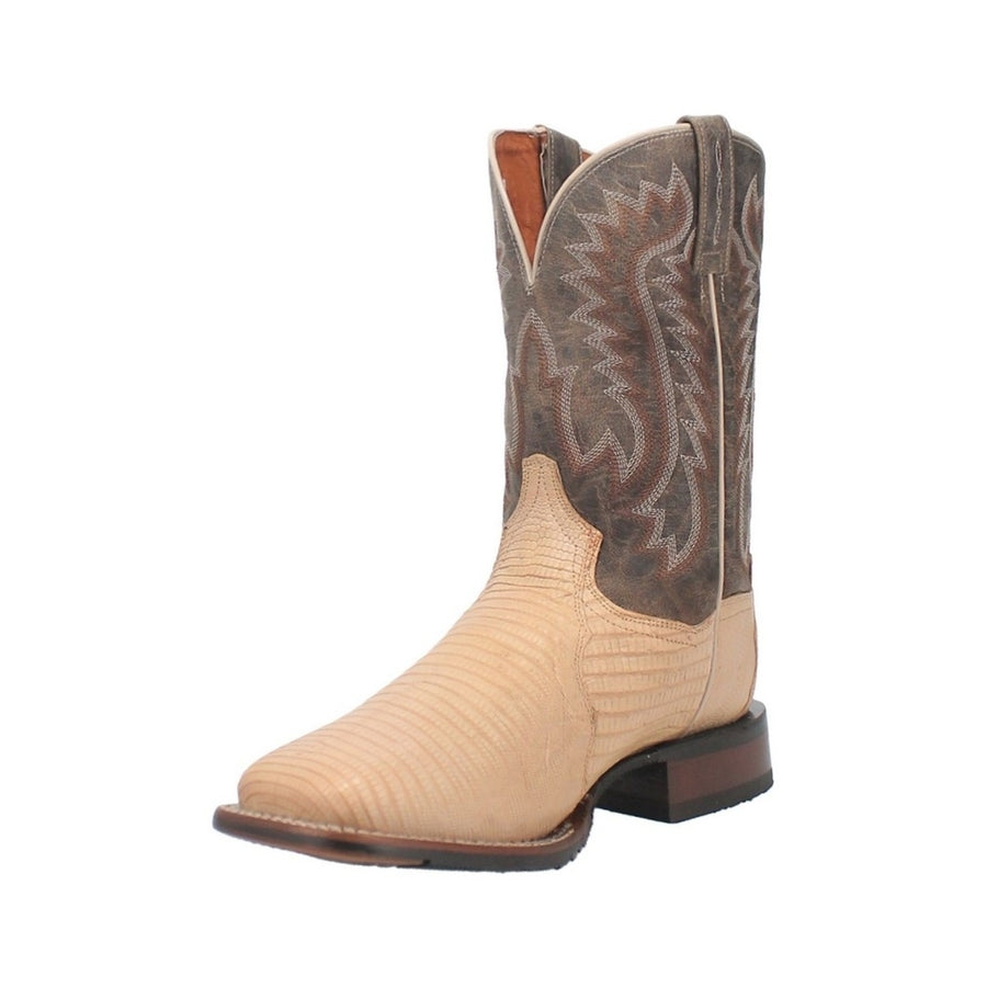 Dan Post Western Boots Mens Teju Liz Barrett 11" Square Sand DP4182 Image 1