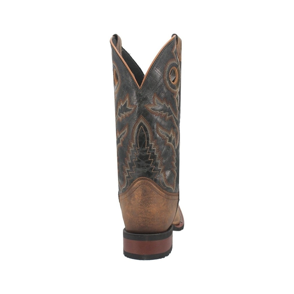 Laredo Western Boots Mens Kosar 12" Pull On Square Tan Black 7937 Image 4