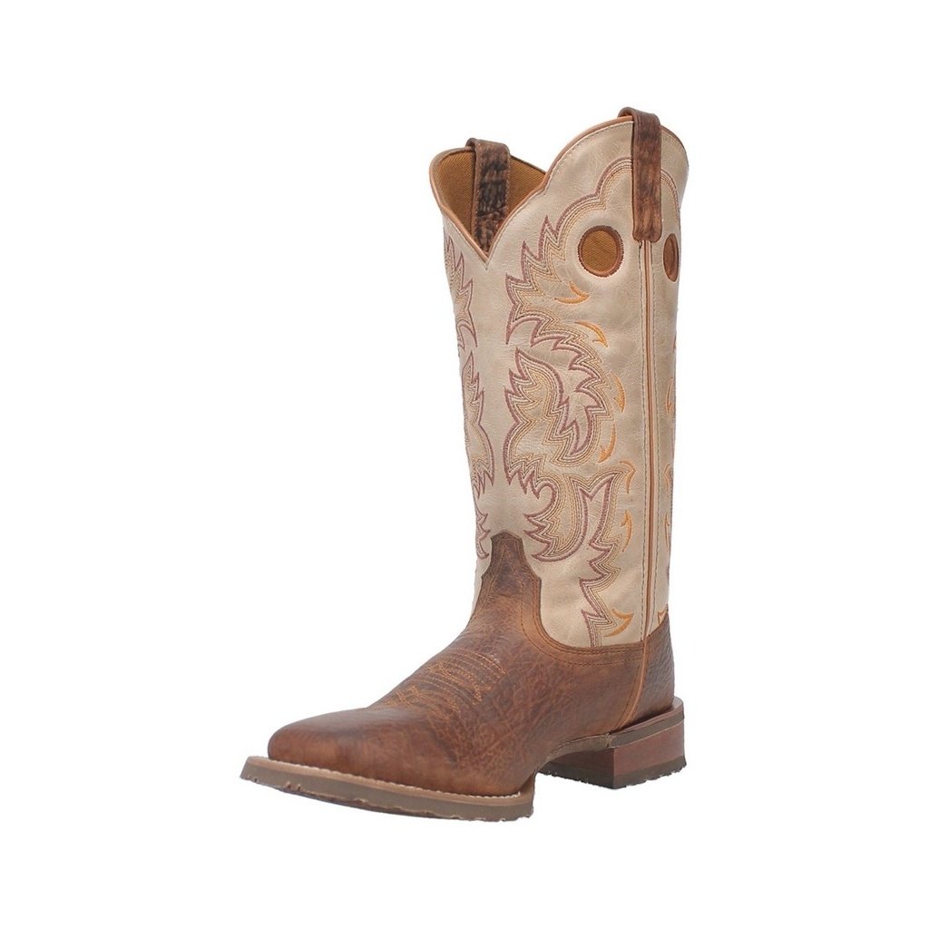 Laredo Western Boots Mens 13" Pull On Shoulder Print Rust 7991 Image 1