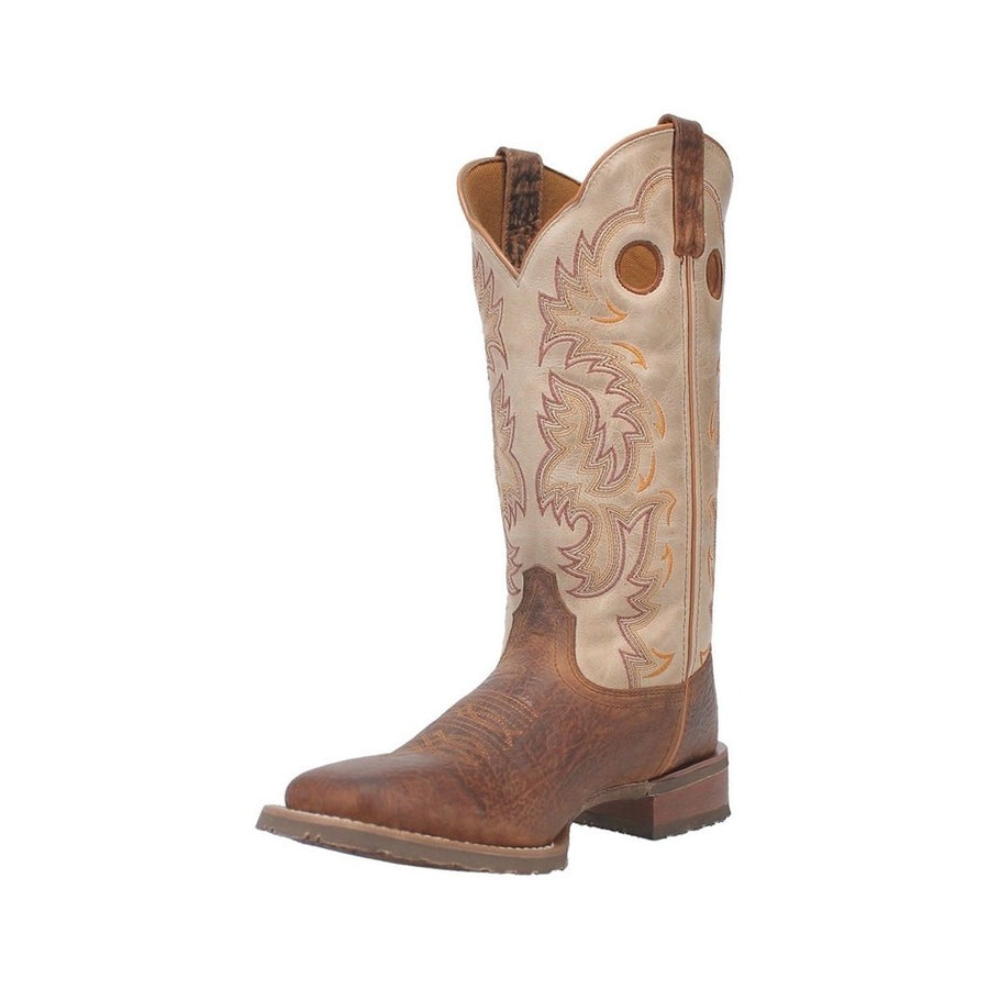 Laredo Western Boots Mens 13" Pull On Shoulder Print Rust 7991 Image 1