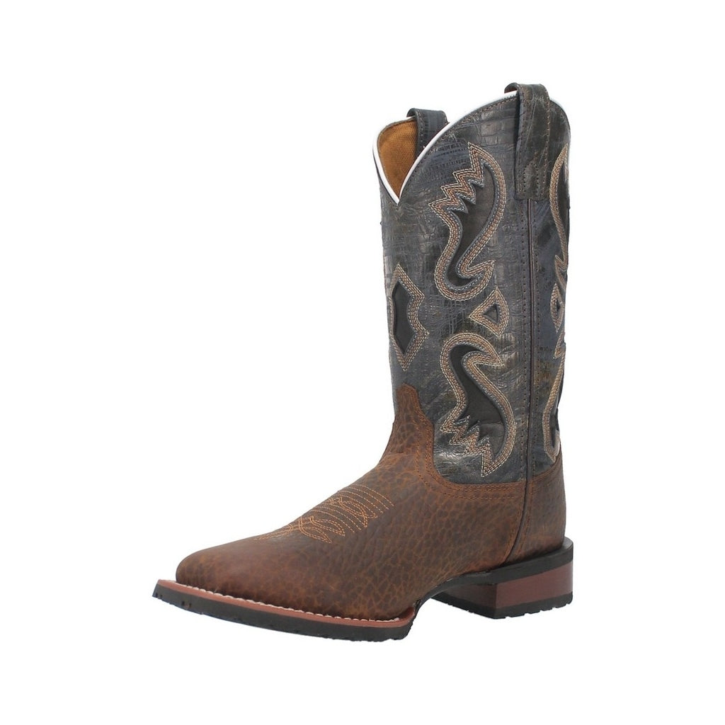 Laredo Western Boots Mens Smoke Creek 11" Pull On Tan Blue 7975 Image 1