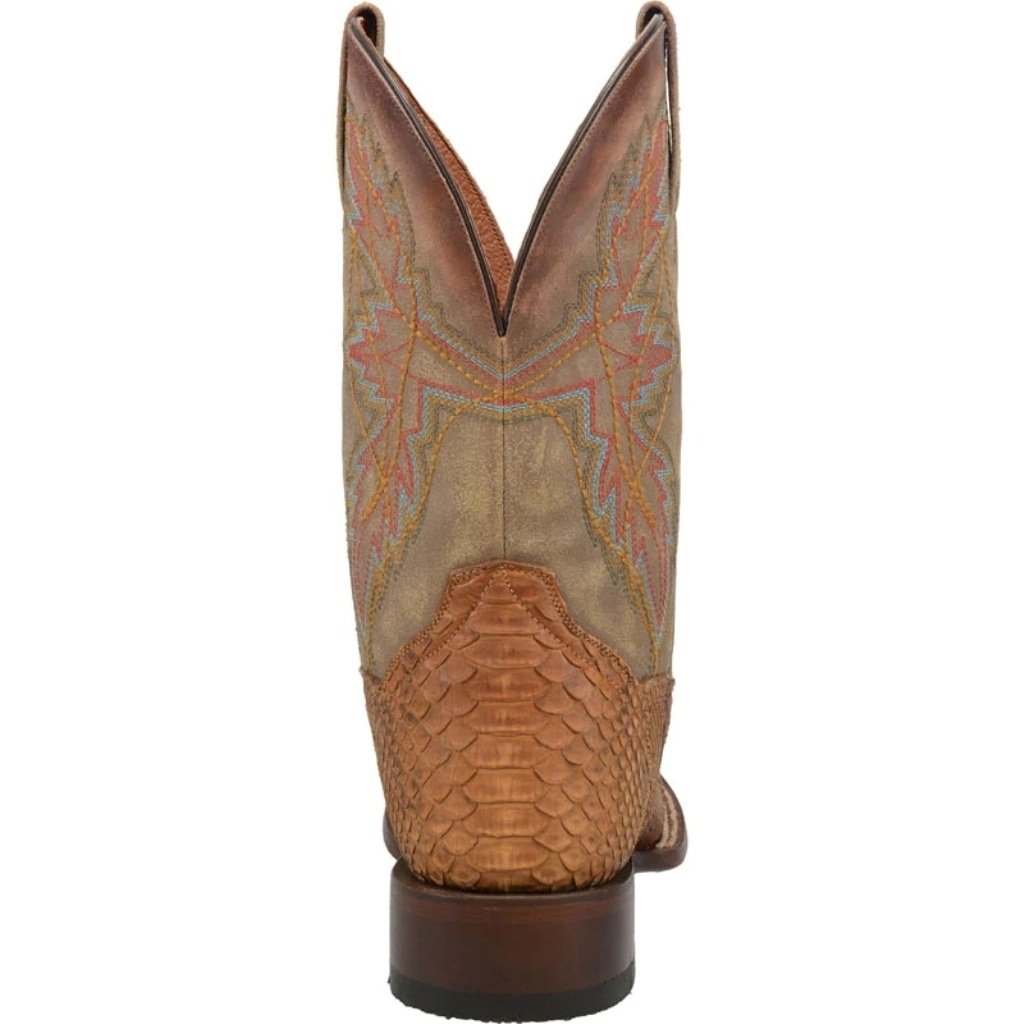 Dan Post Western Boots Mens Dry Gulch Python Leather Tan DP3996 Image 3