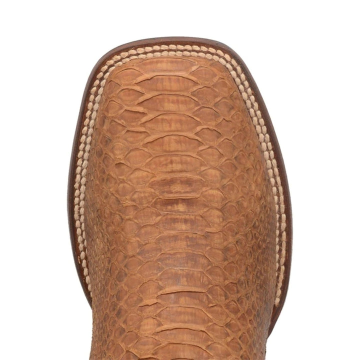 Dan Post Western Boots Mens Dry Gulch Python Leather Tan DP3996 Image 4