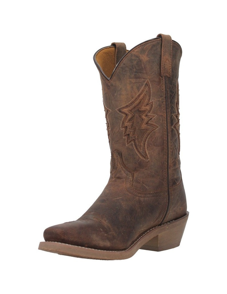 Laredo Western Boots Mens 12" Nico Square Toe Pull On Taupe 68398 Image 1