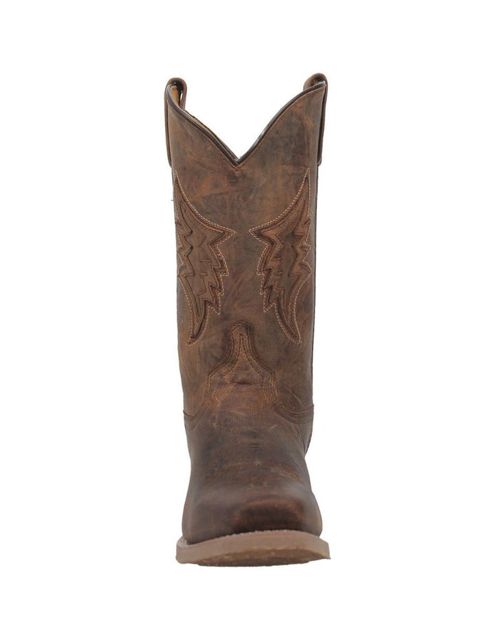 Laredo Western Boots Mens 12" Nico Square Toe Pull On Taupe 68398 Image 2