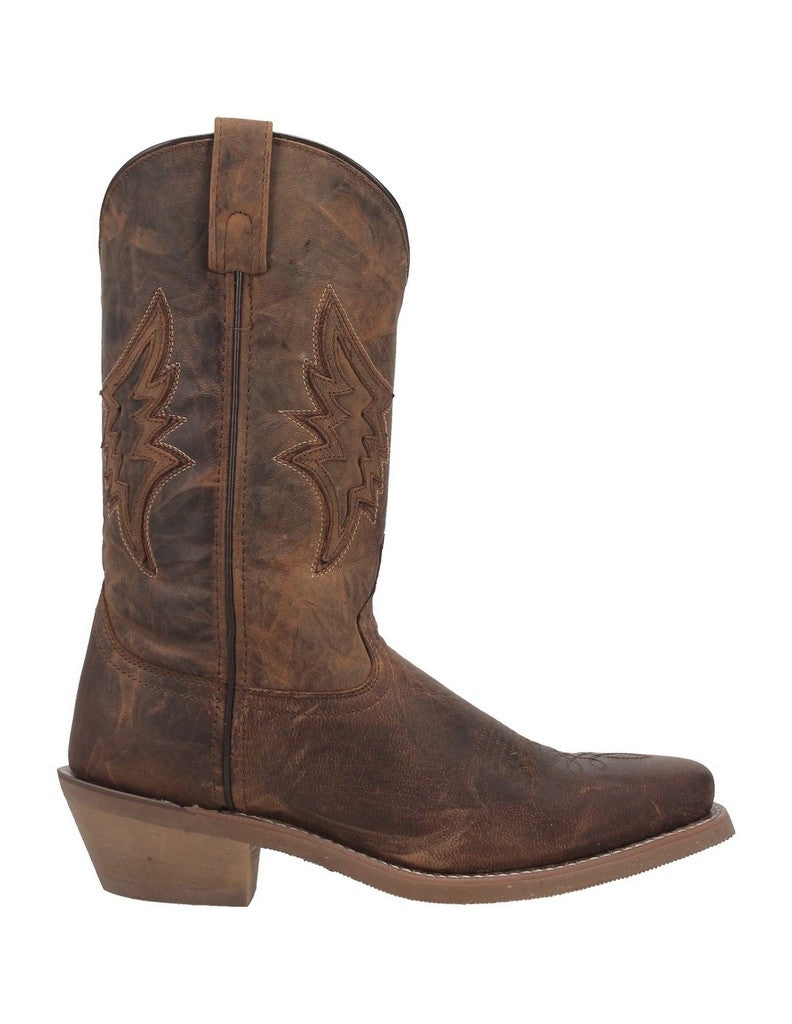 Laredo Western Boots Mens 12" Nico Square Toe Pull On Taupe 68398 Image 3