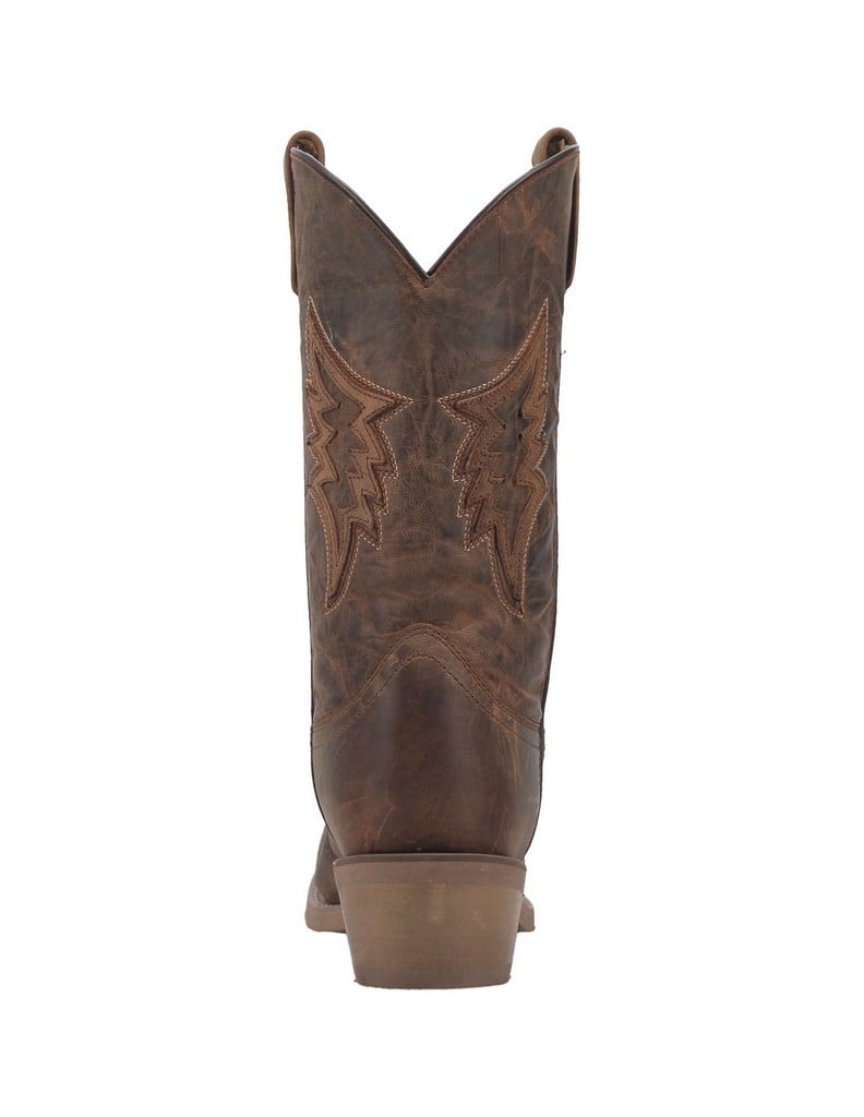 Laredo Western Boots Mens 12" Nico Square Toe Pull On Taupe 68398 Image 4