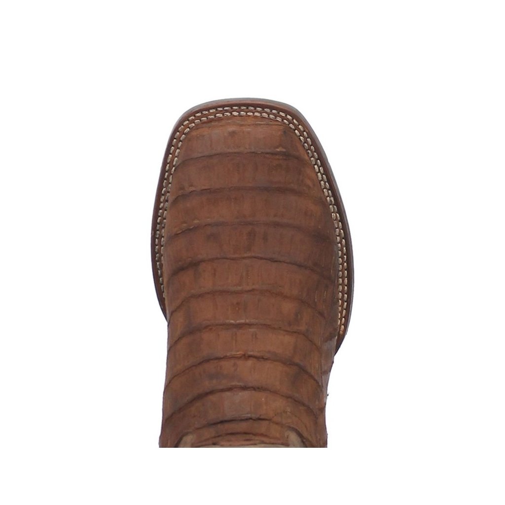 Dan Post Western Boots Mens Mickey Caiman Leather Tan DP4896 Image 4