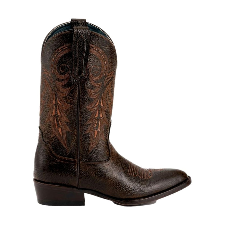 Ferrini Western Boots Mens Remington 13" Round Toe Chocolate 12111-09 Image 3