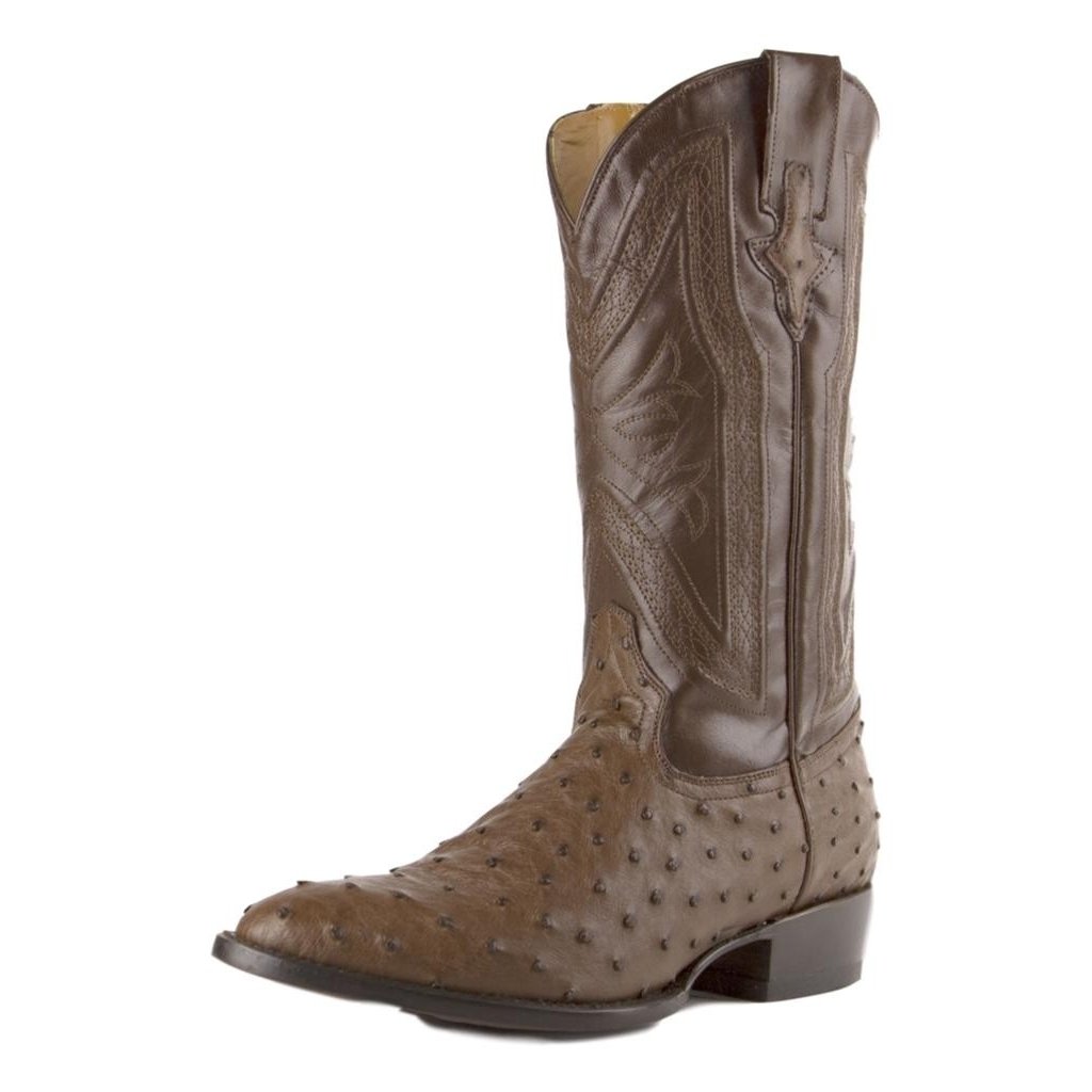 Ferrini Western Boots Mens Full Quill Ostrich Kango 10111-07 Image 1