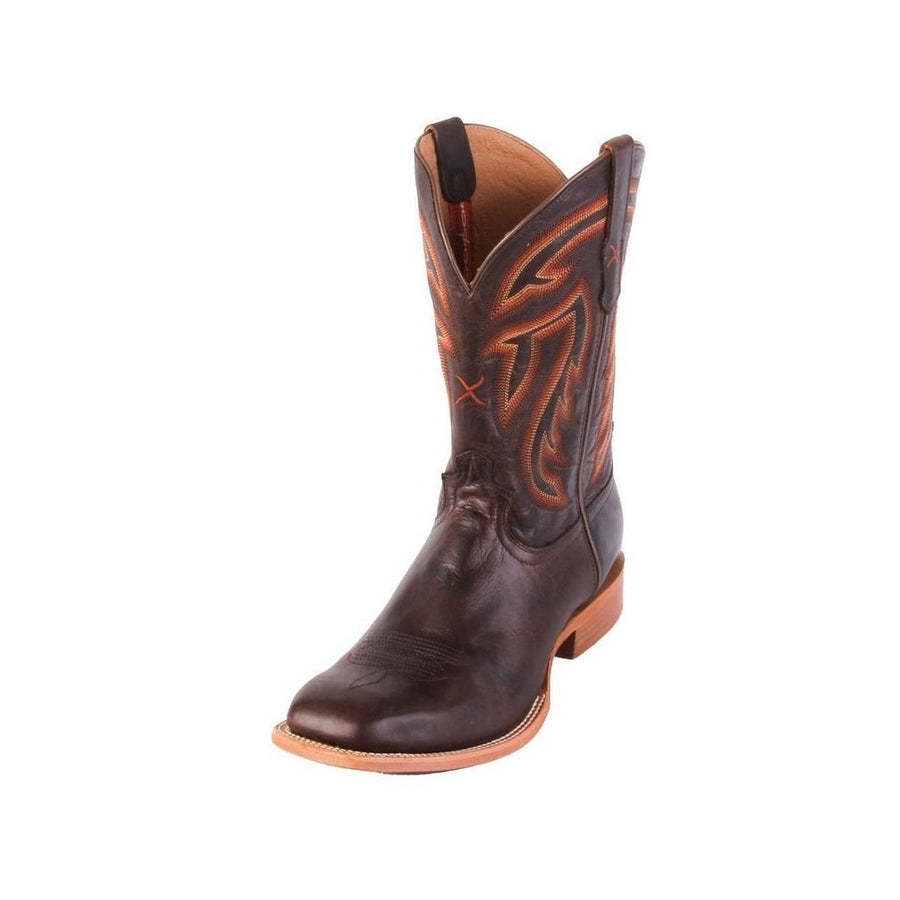 Twisted X Western Boots Mens 12" Rancher Walking Espresso MRAL021 Image 1