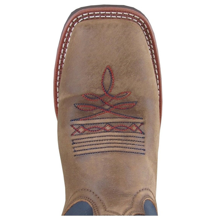 Smoky Mountain Western Boots Mens Stars And Stripes Brown 4880 Image 2