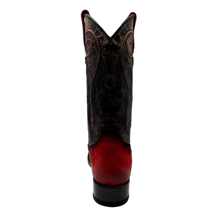 Ferrini Western Boots Mens Roughrider 13" Snip Toe Red 14371-22 Image 4