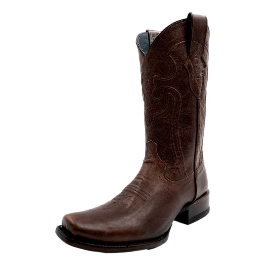 Ferrini Western Boots Mens Wyatt 13" Square Toe Chocolate 14671-09 Image 1