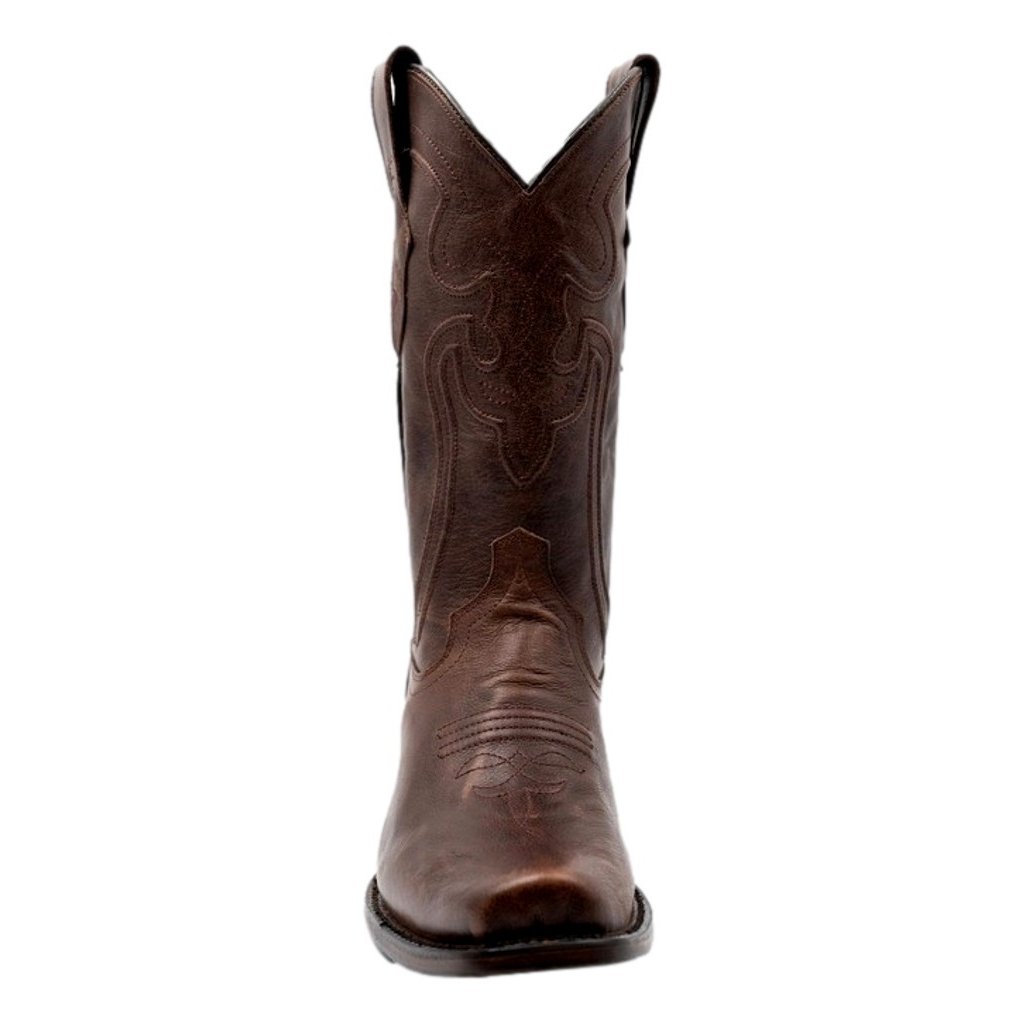 Ferrini Western Boots Mens Wyatt 13" Square Toe Chocolate 14671-09 Image 2