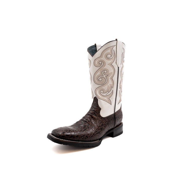 Ferrini Western Boots Mens Kai Sea Turtle Print Chocolate 42593-09 Image 1