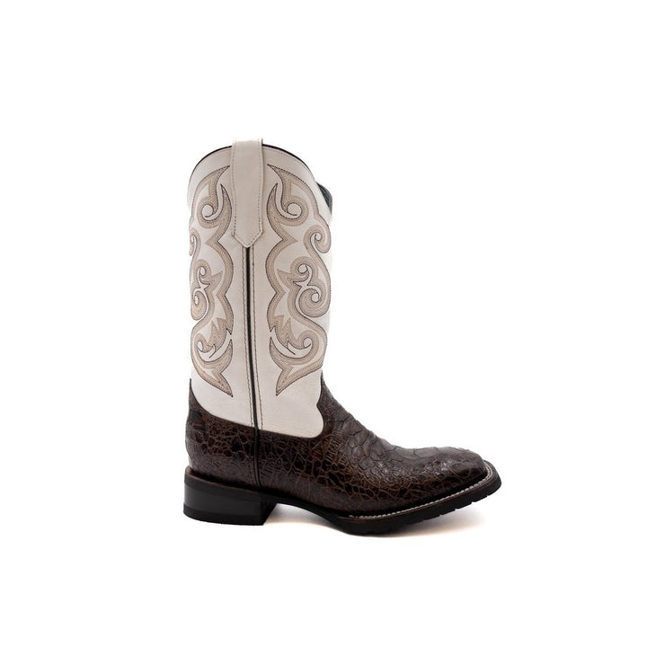 Ferrini Western Boots Mens Kai Sea Turtle Print Chocolate 42593-09 Image 3