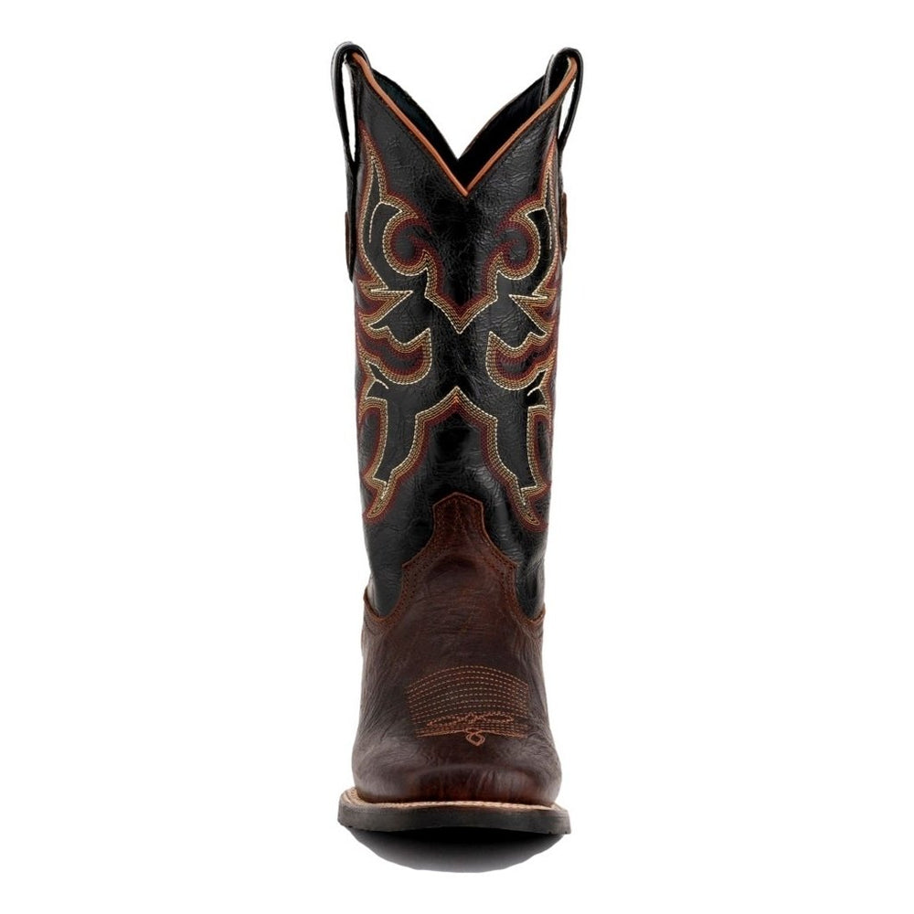 Ferrini Western Boots Mens Blaze 12" Square Toe Chocolate 13293-09 Image 2