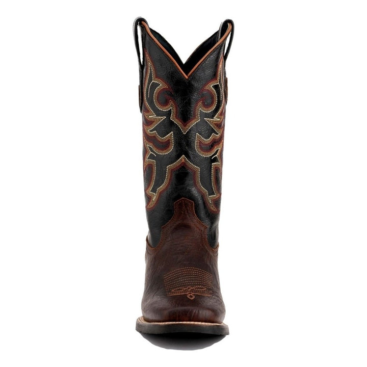 Ferrini Western Boots Mens Blaze 12" Square Toe Chocolate 13293-09 Image 2