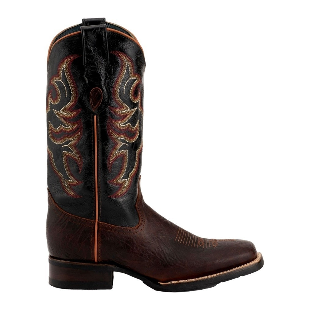 Ferrini Western Boots Mens Blaze 12" Square Toe Chocolate 13293-09 Image 3