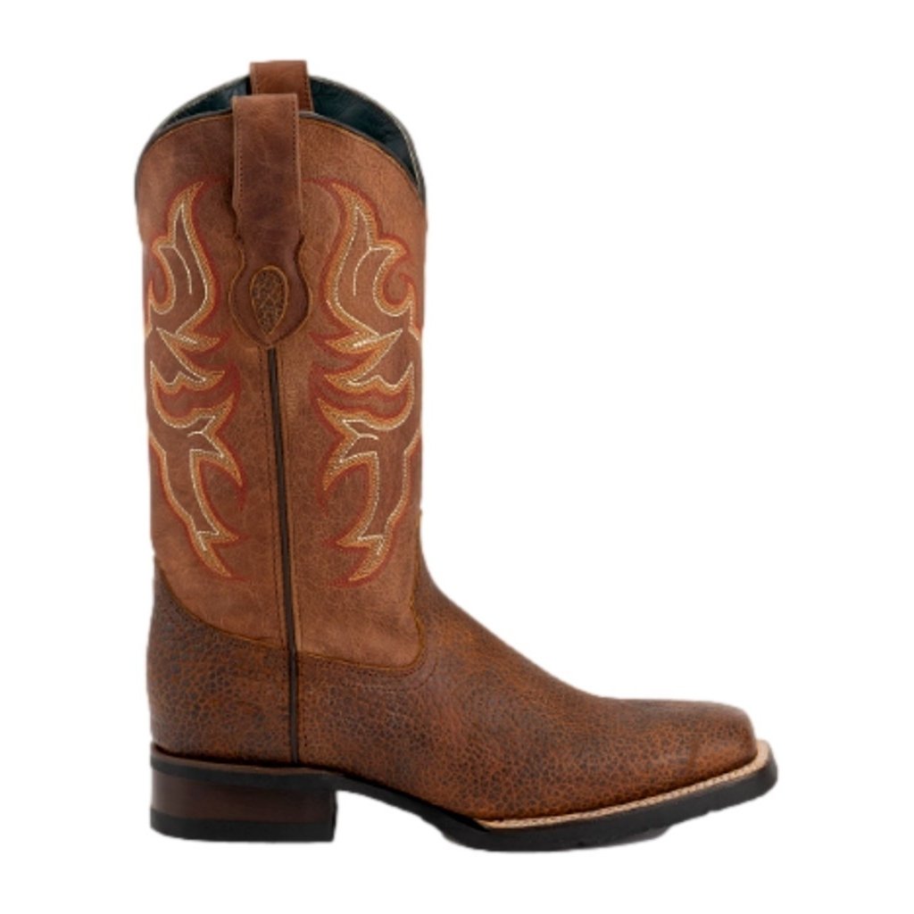 Ferrini Western Boots Mens Toro 12" Square Toe Brandy 12993-55 Image 3