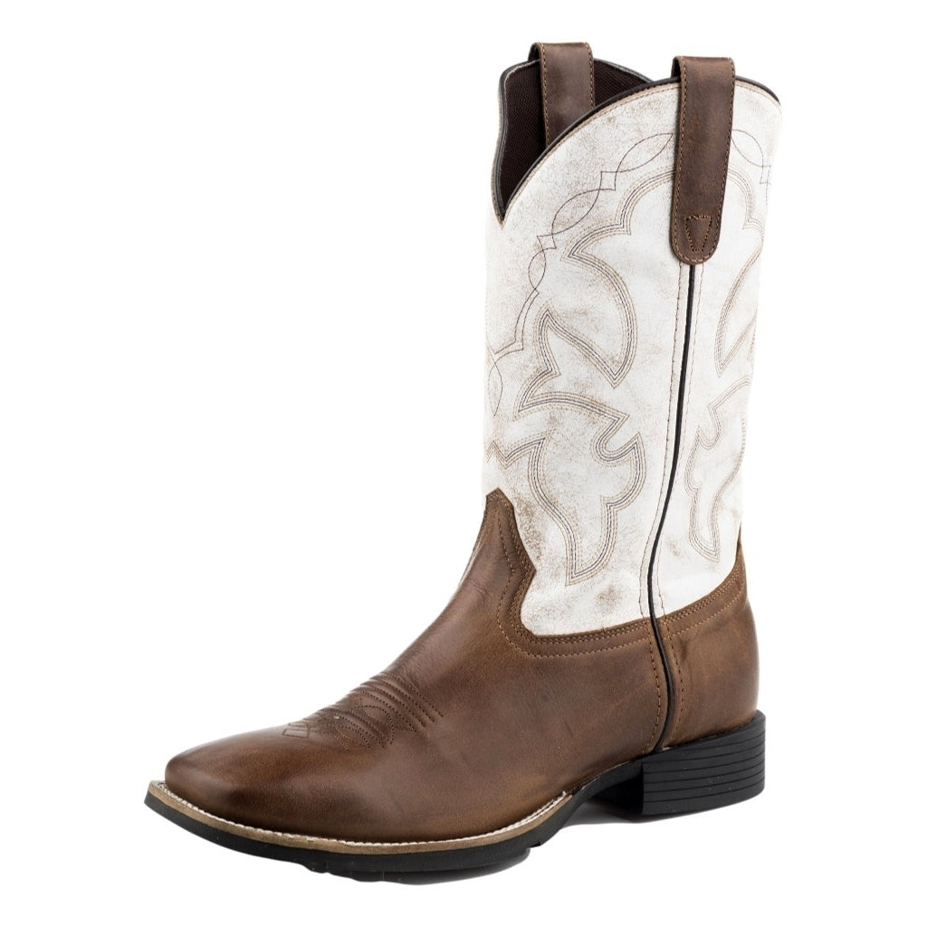 Roper Western Boots Mens Monterey Leather Tan 09-020-0904-2920 TA Image 1