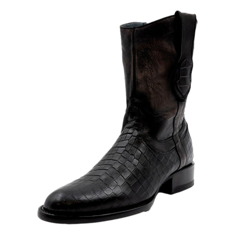 Ferrini Western Boots Mens Winston 10" Round Toe Black 24713-04 Image 1