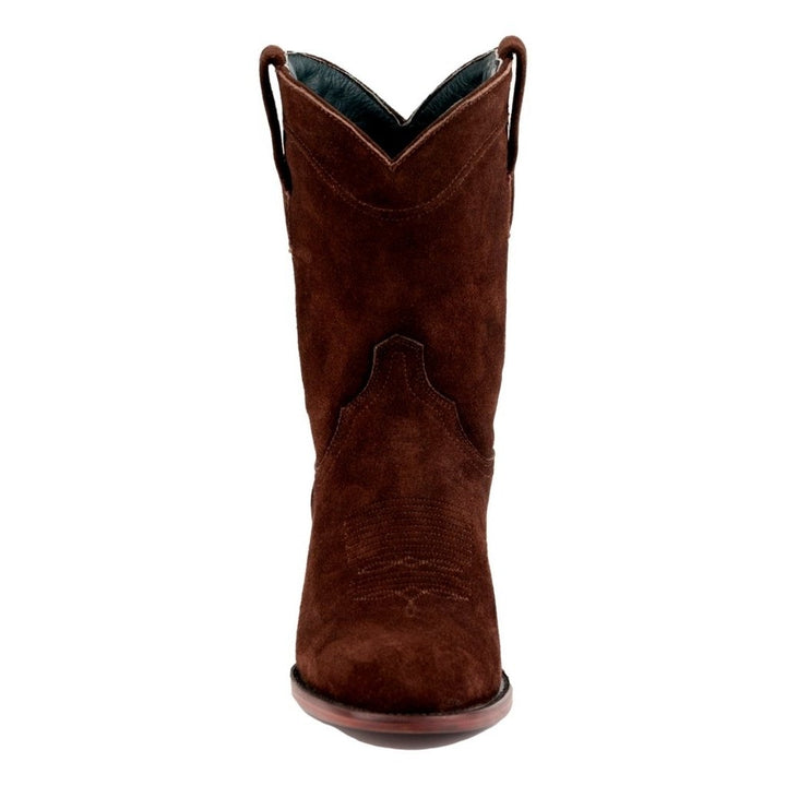 Ferrini Western Boots Mens Roughrider Leather Round Toe 13411-09 Image 3