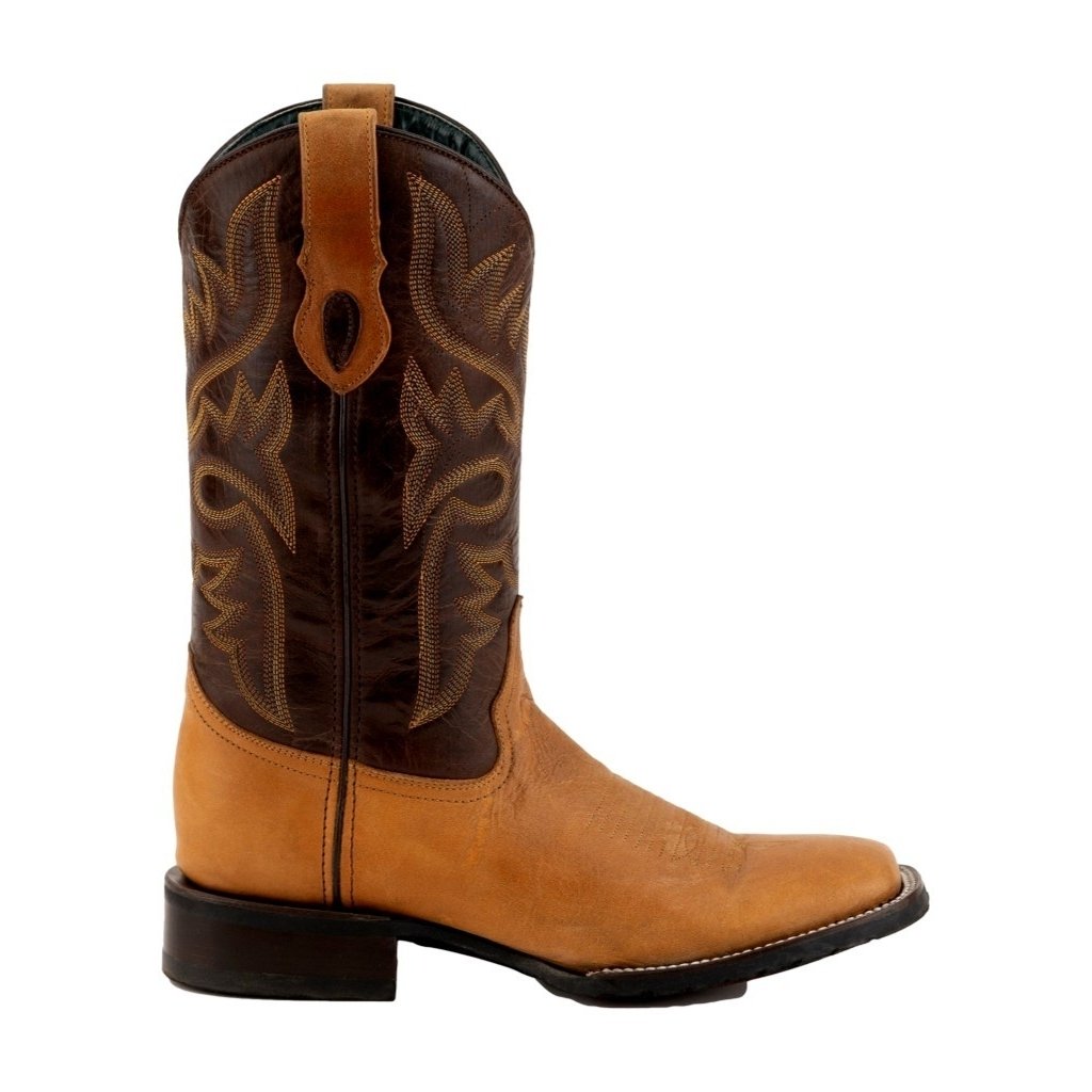 Ferrini Western Boots Mens Kingston Square Toe 11" Shaft Tan 13193-16 Image 2