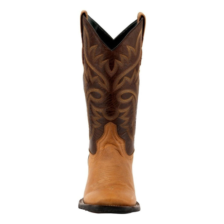 Ferrini Western Boots Mens Kingston Square Toe 11" Shaft Tan 13193-16 Image 3