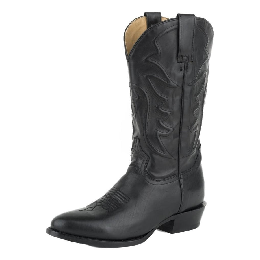 Stetson Western Boots Mens Ames 13" Shaft Black 12-020-7311-1686 BL Image 1