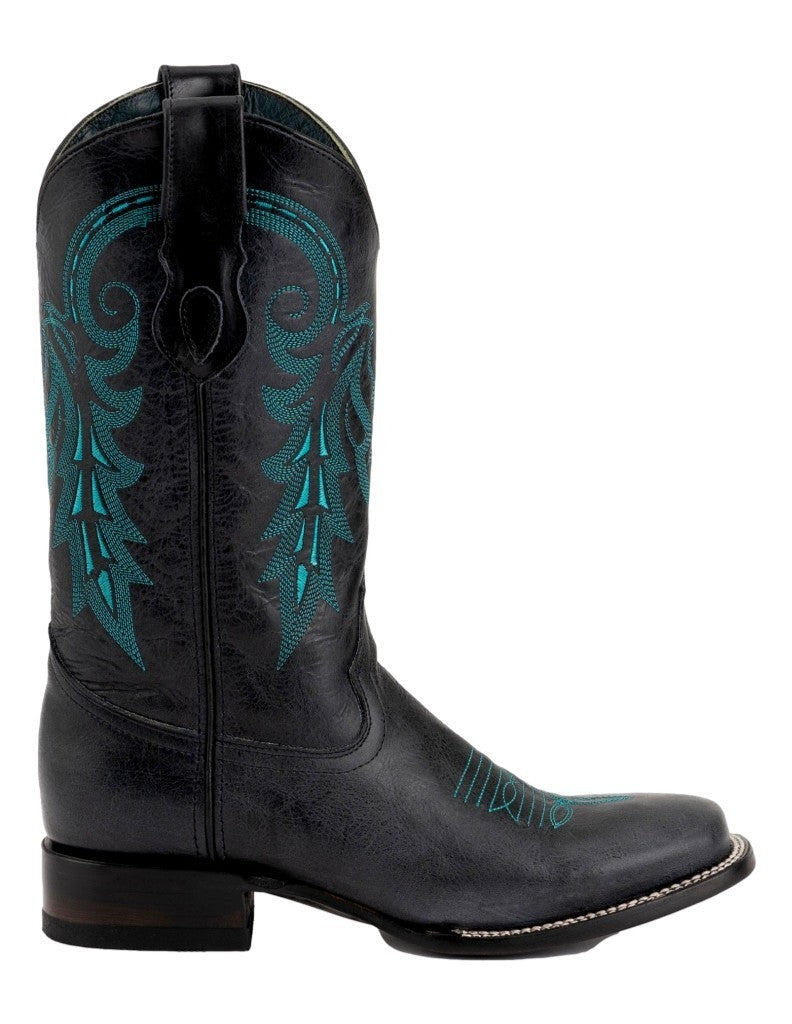 Ferrini Western Boots Mens Blaze 12" Square Toe Black 13293-04 Image 3