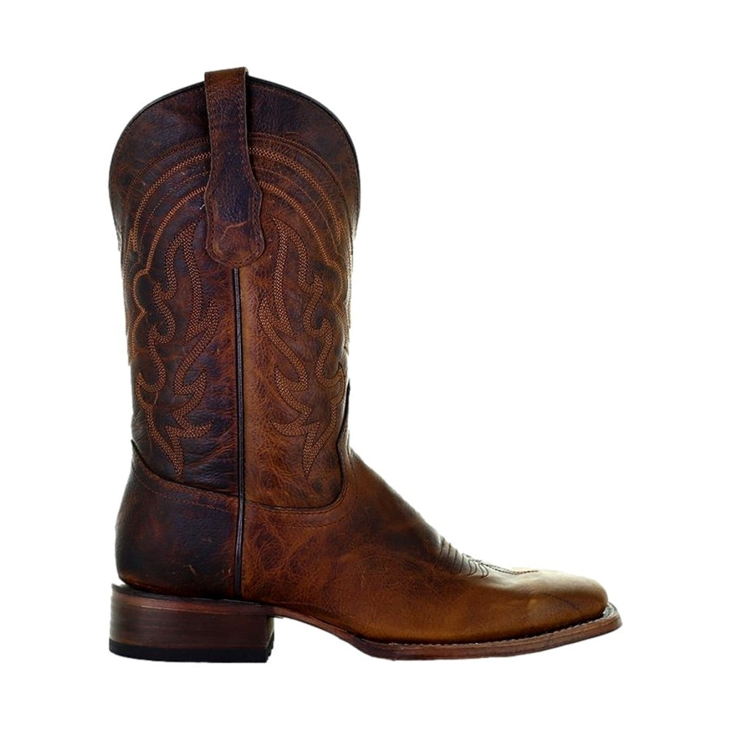 Circle G Western Boots Mens Embroidery Wide Square Brown L5733 Image 3