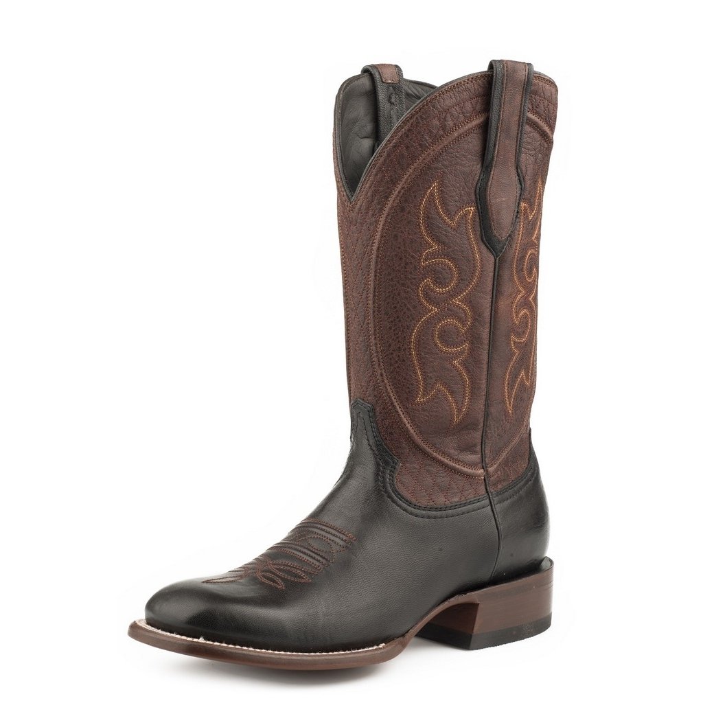 Stetson Western Boots Mens Bridger Black 12-020-1850-0109 BL Image 1