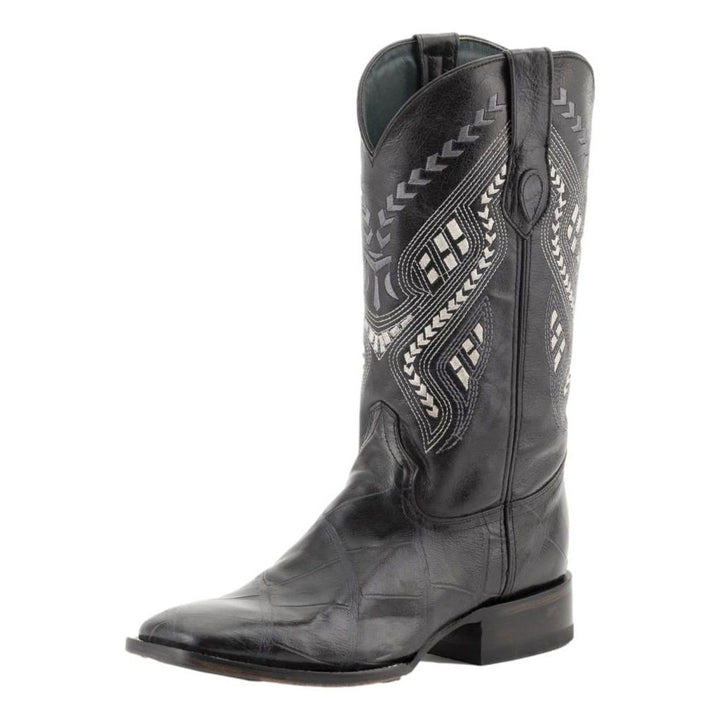 Ferrini Western Boots Mens Jesse Alligator Print Black 43593-04 Image 1