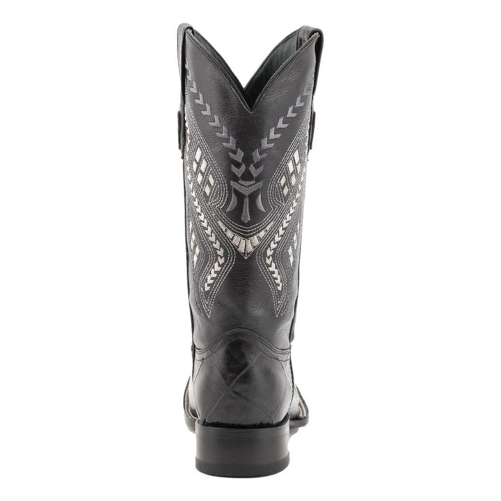 Ferrini Western Boots Mens Jesse Alligator Print Black 43593-04 Image 4