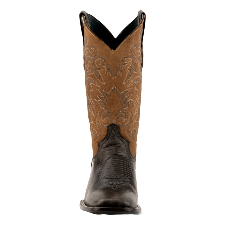 Ferrini Western Boots Mens Colton Square Toe Leather Nicotine 11093-24 Image 3