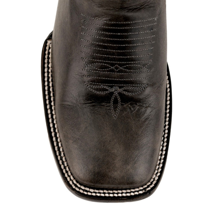 Ferrini Western Boots Mens Colton Square Toe Leather Nicotine 11093-24 Image 4