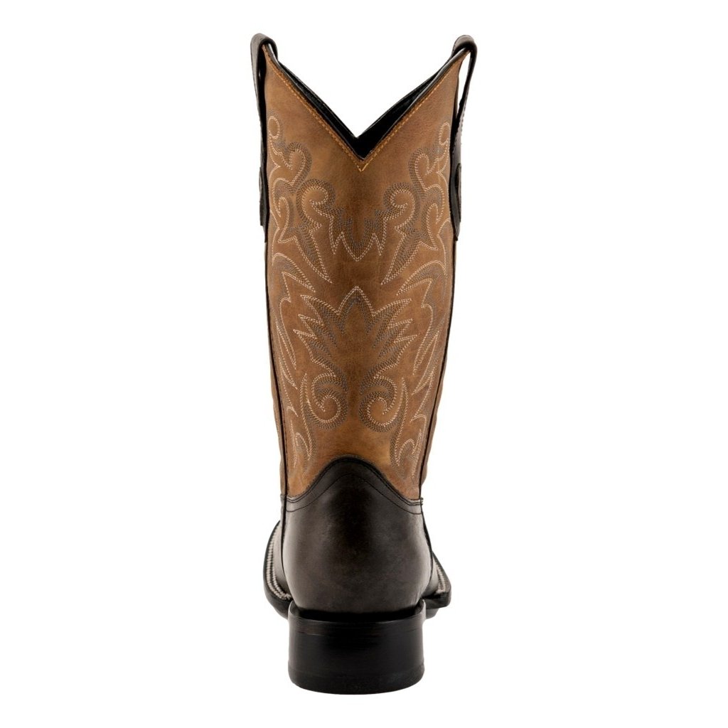 Ferrini Western Boots Mens Colton Square Toe Leather Nicotine 11093-24 Image 4