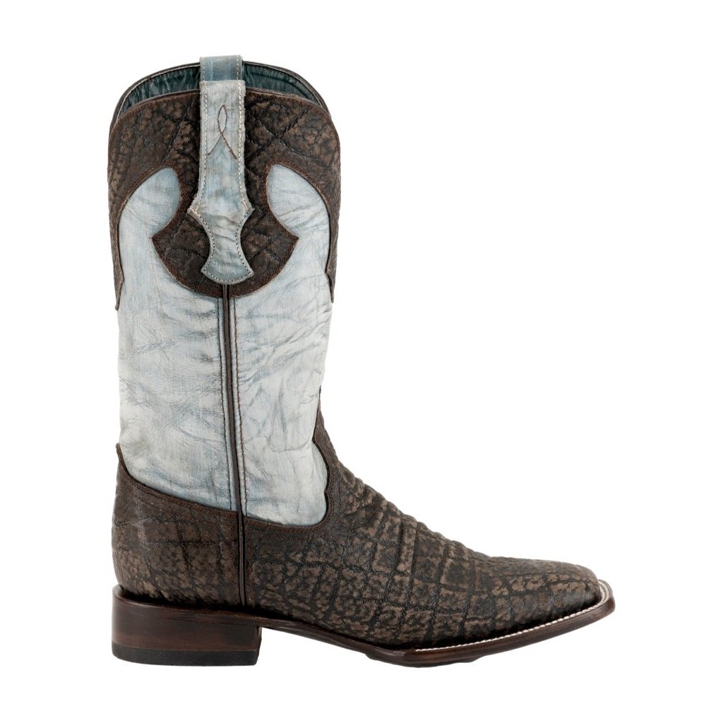 Ferrini Western Boots Mens Acero Elephant Print Black 12093-04 Image 3