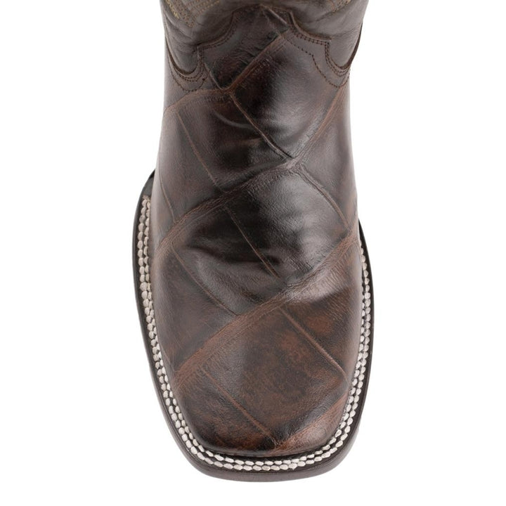 Ferrini Western Boots Mens Jesse Alligator Print Chocolate 43593-09 Image 4