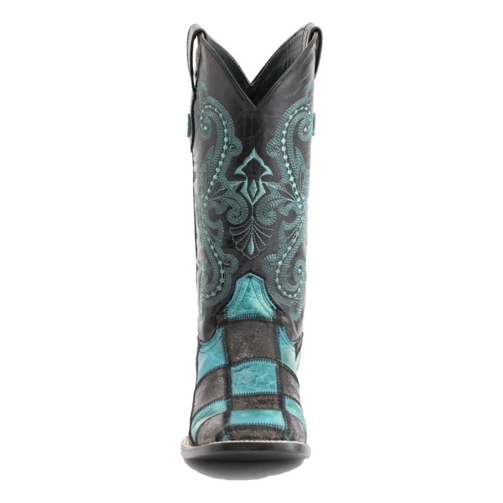 Ferrini Western Boots Mens Patchwork Distressed Leather 11393-50 Image 4