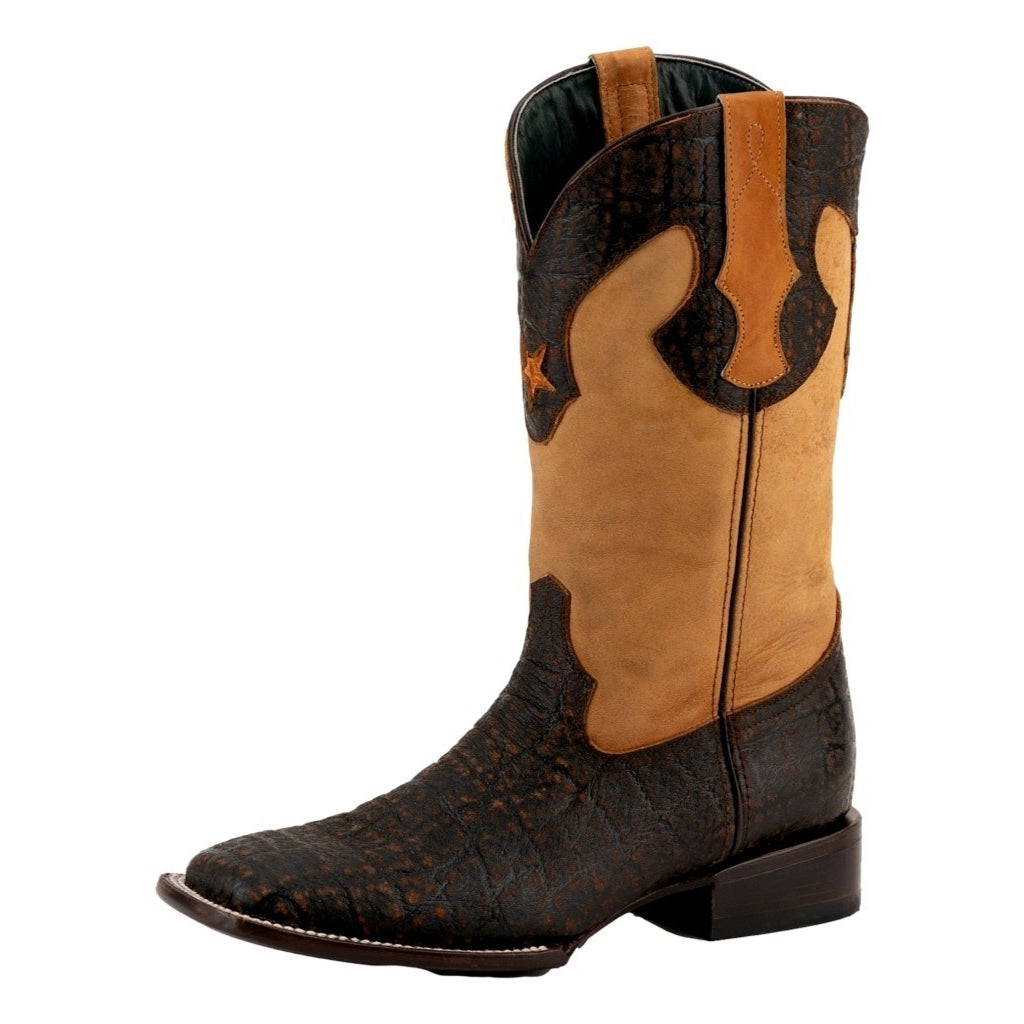 Ferrini Western Boots Mens Acero Elephant Print Square Toe 12093-24 Image 1