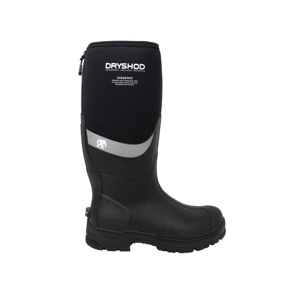 DryShod Outdoor Boots Mens Steadyeti Fleece Pull On Black SYT-MH Image 3