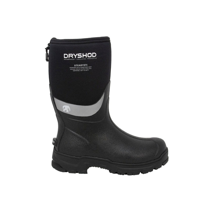 DryShod Outdoor Boots Mens Steadyeti Fleece Mid Black SYT-MM Image 3