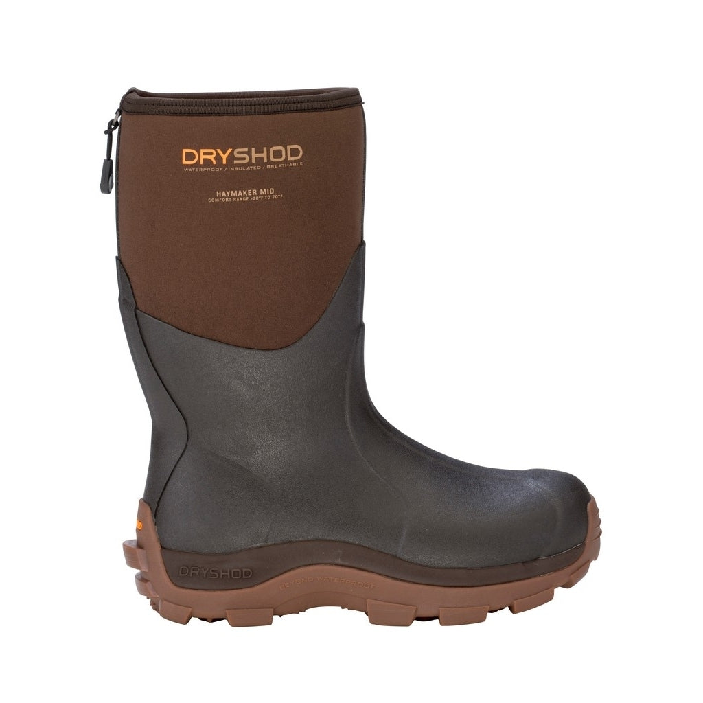 DryShod Outdoor Boots Mens Haymaker Farm Waterproof Mid HAY-MM Image 3